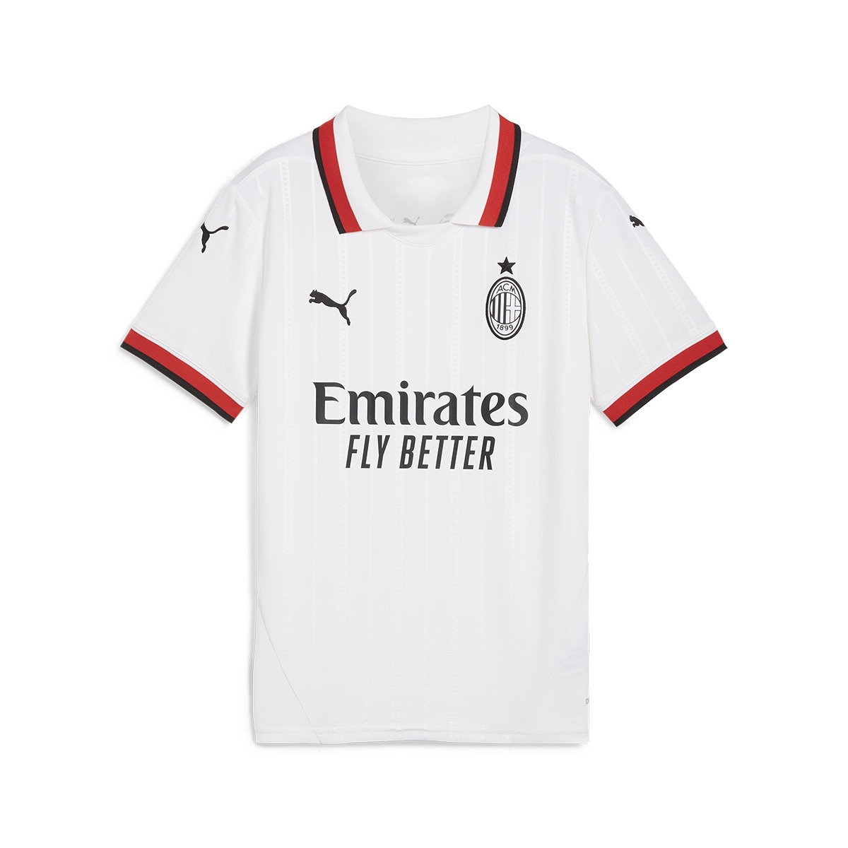 T-shirt de Criança 2.º Equipamento AC Milán 2024-2025 Branco-5