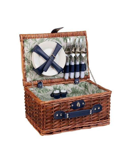 Imagen 0 de Cesta de picnic 4 servicios marrón