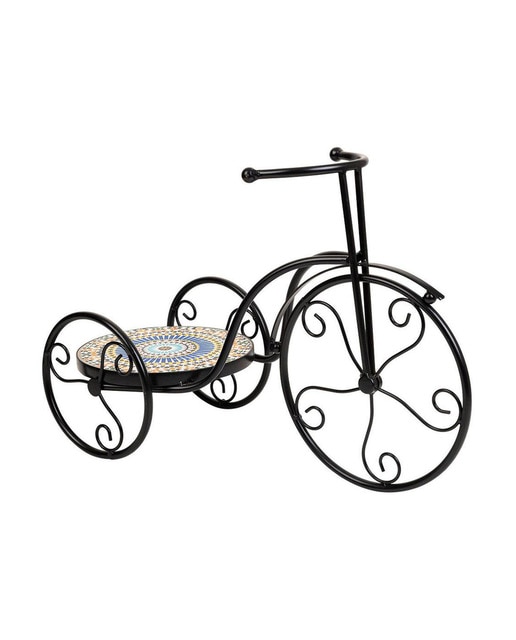 Imagen 0 de Soporte bici de mosaico y forja negro