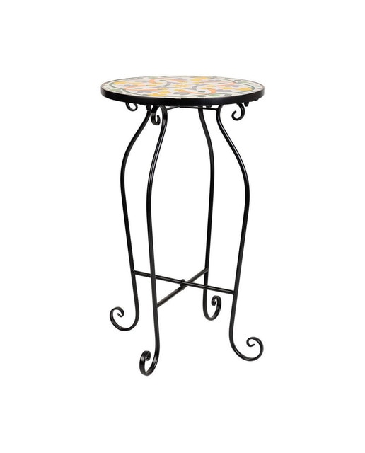 Imagen 0 de Soporte de mosaico y forja negro