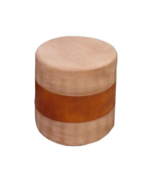 Imagen 0 de Puff tapizado artesanal