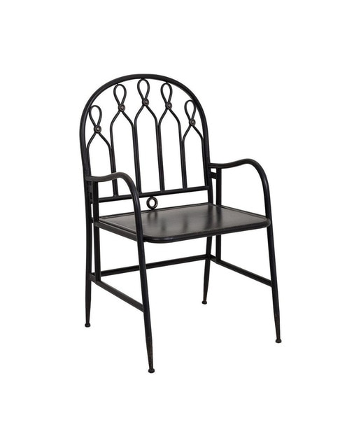 Imagen 0 de Silla de metal negro