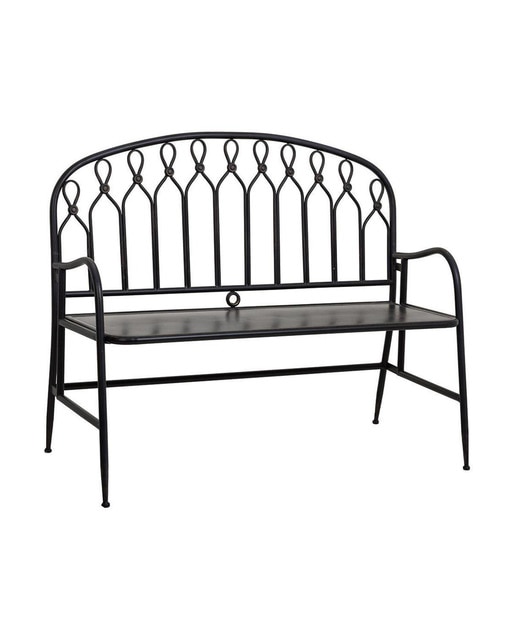 Imagen 0 de Banco de metal negro