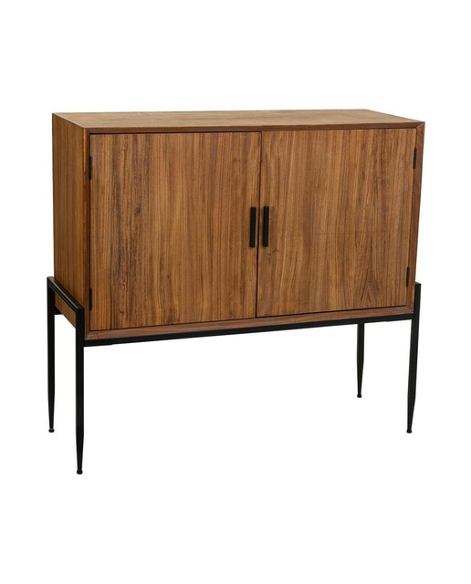 Imagen 0 de Kit aparador de madera y metal marrón