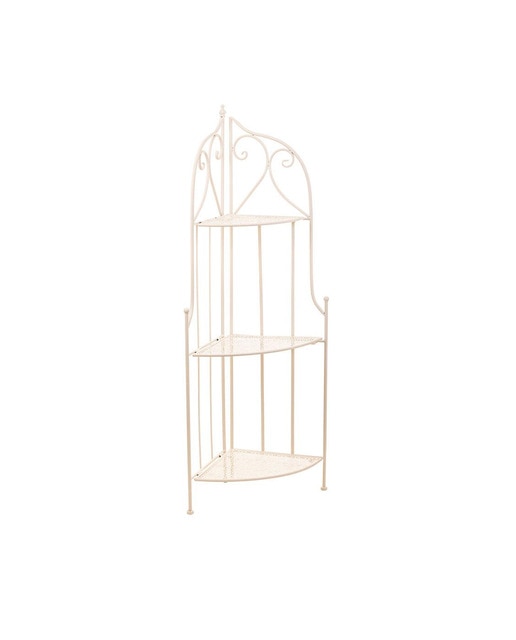 Imagen 0 de Rinconcera de 3 baldas de forja blanco