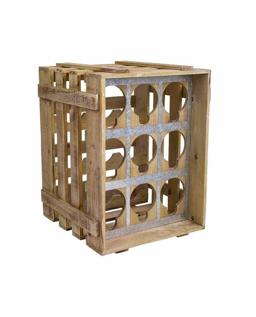 Imagen 0 de cajón botellero de madera 9 botellas