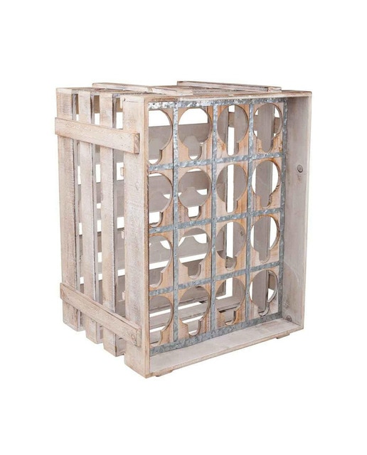 Imagen 0 de cajón botellero de madera de 16 botellas