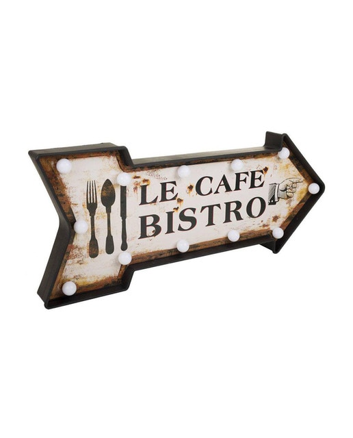 Imagen 0 de Placa luminosa de pared de plástico blanco