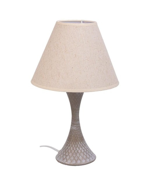 Imagen 0 de Lámpara de mesa de metal gris