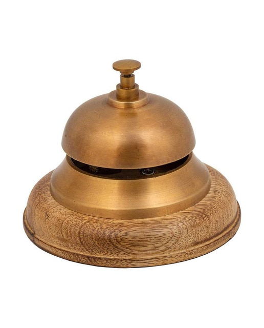 Imagen 0 de Timbre metal dorado