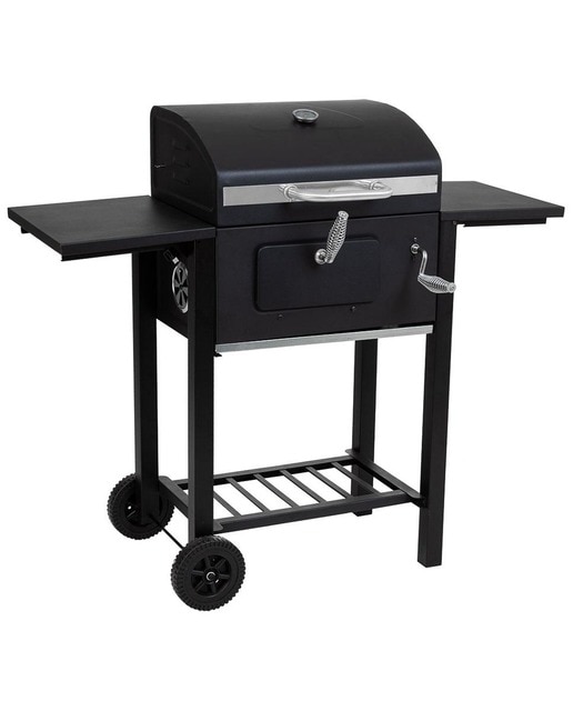 Imagen 0 de Barbacoa carro de metal negro