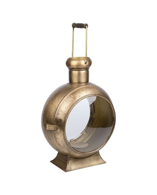 Imagen 0 de Candelabro de metal dorado