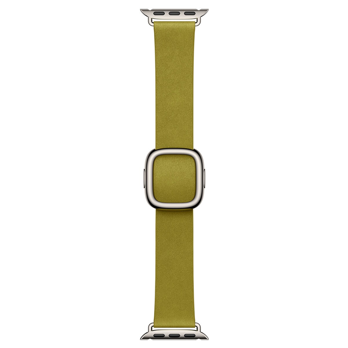 Correa con Hebilla Moderna en color verde cartujo para Apple Watch de 42mm - Pequeña Verde Cartujo-1