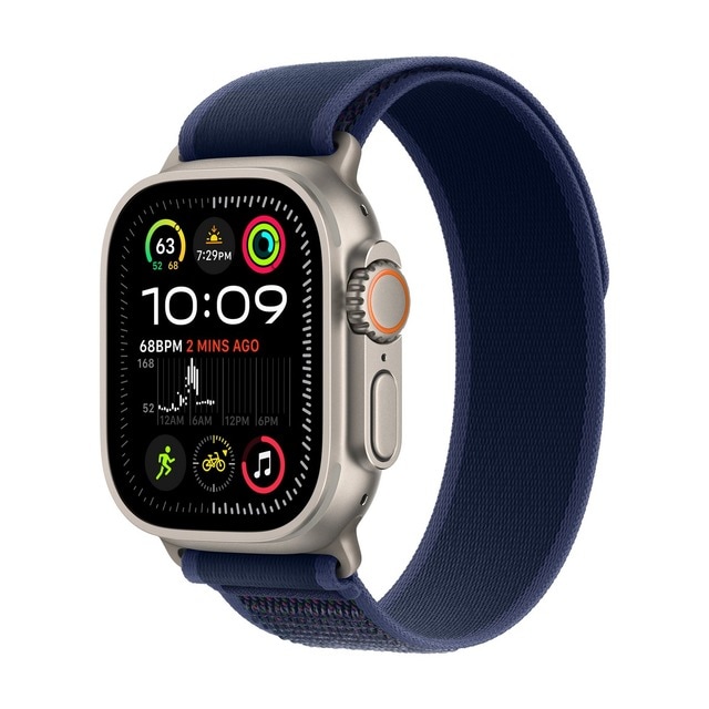 Imagem 0 de Apple Watch Ultra 2 - Titânio Natural com Bracelete Blue Trail Loop (Tam. M/L)