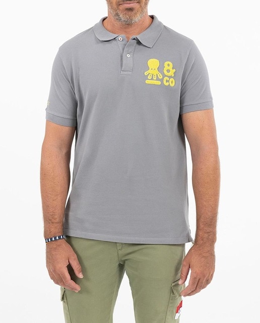 Imagen 0 de Polo piqué de hombre con logo