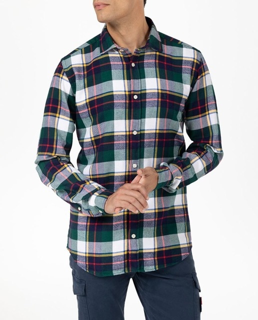 Imagen 0 de Camisa cuadros de hombre