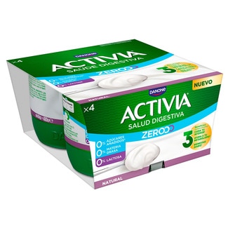 Iogurte Zero Natural Pack4 embalagem 115 g - Activia