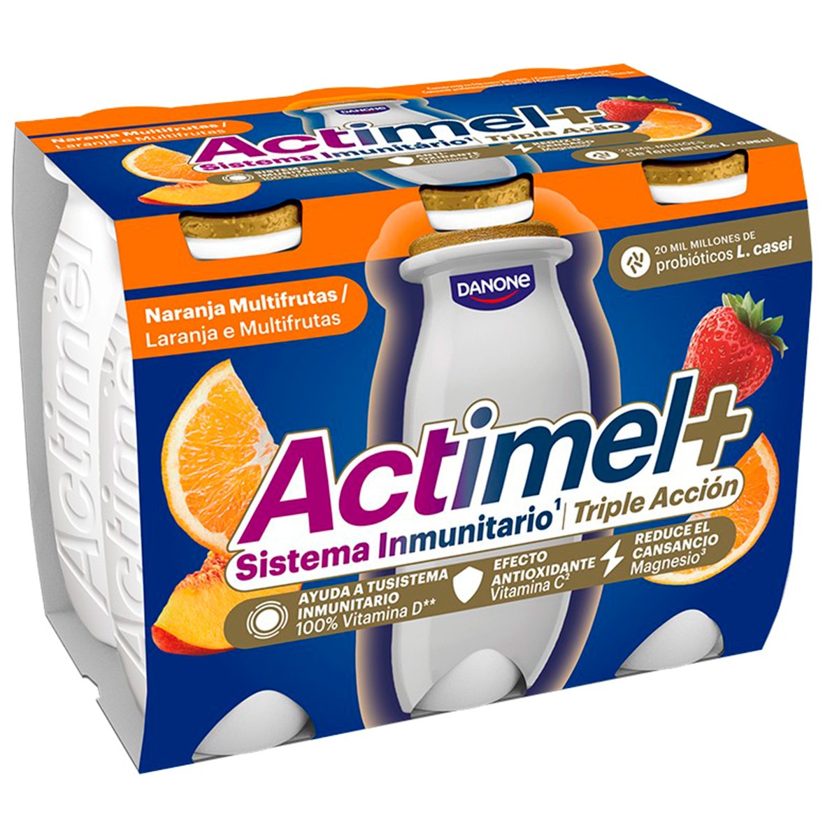 Iogurte Laranja Multifrutas Pack6 embalagem| 100 g