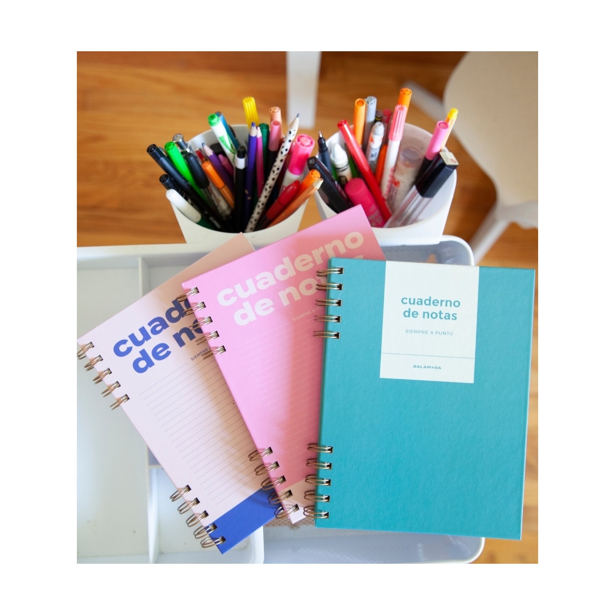 Cuaderno de notas Balamoda verde 4