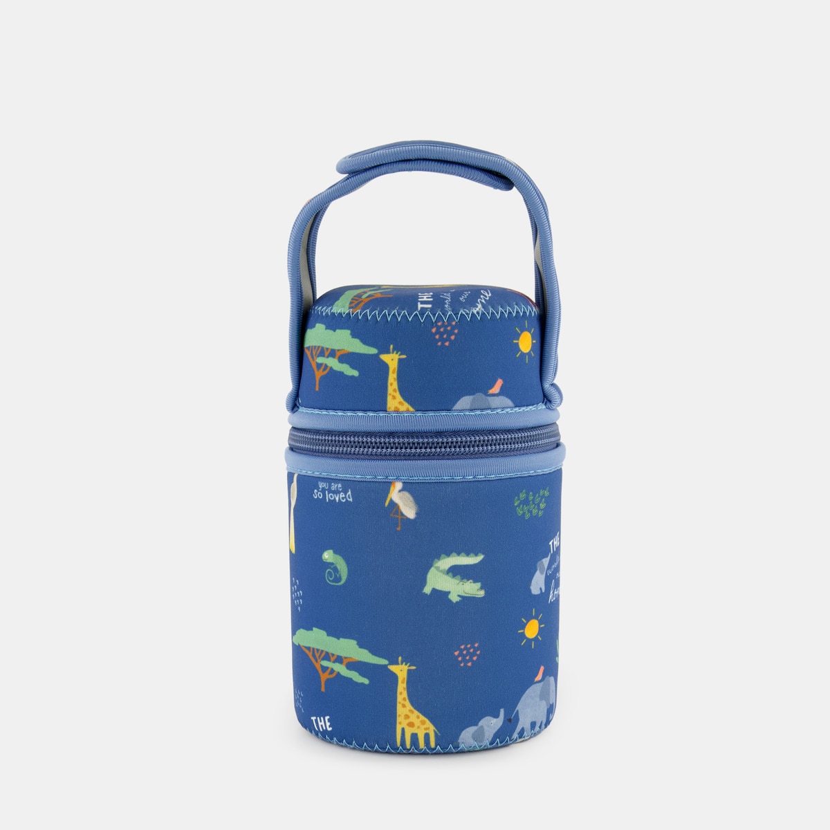 Termo para Sólidos de Aço Inoxidável com Capa - 500 ml Azul-4