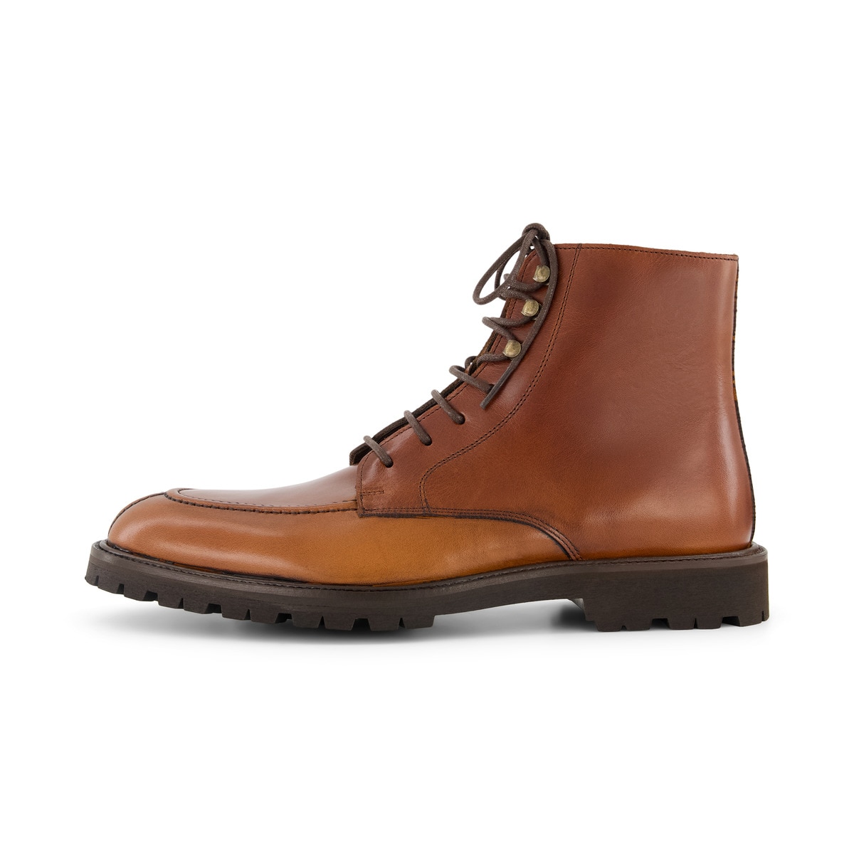 Botins de Campo com Sola Vibram Castanho-2