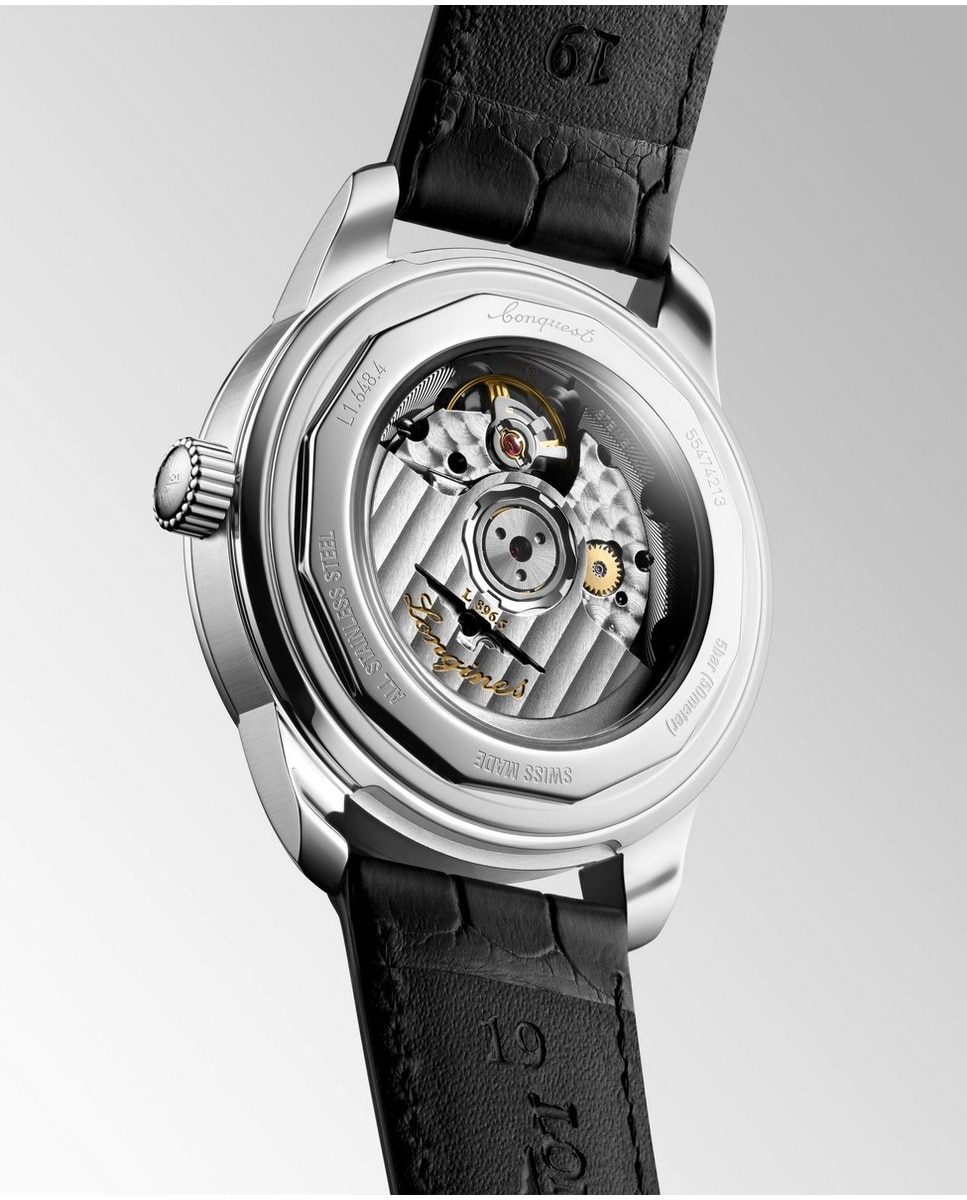 Relógio Longines Conq.Herit 70aniv 38mm Bege/Blk 3