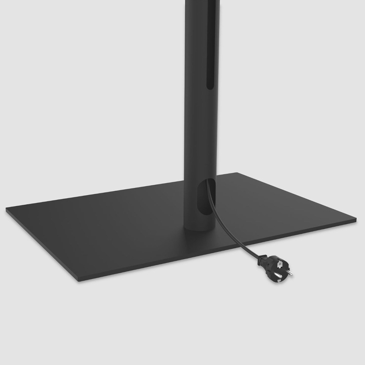 Soporte de suelo Loewe-Cavus SQUARE 120B42 para Serie We. SEE OLED de 32" a 65" Negro-3