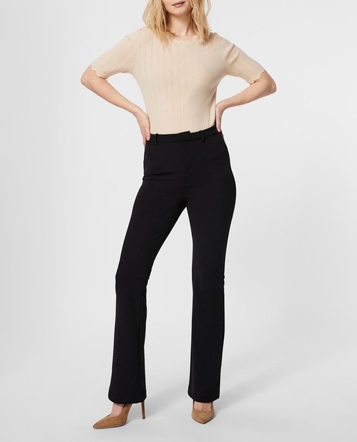 Imagen 0 de Pantalón flared de mujer tiro medio