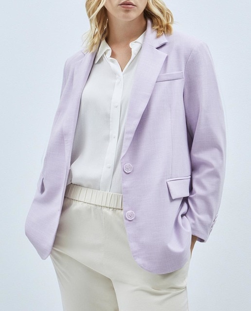 Imagen 0 de Blazer clásica de mujer talla grande