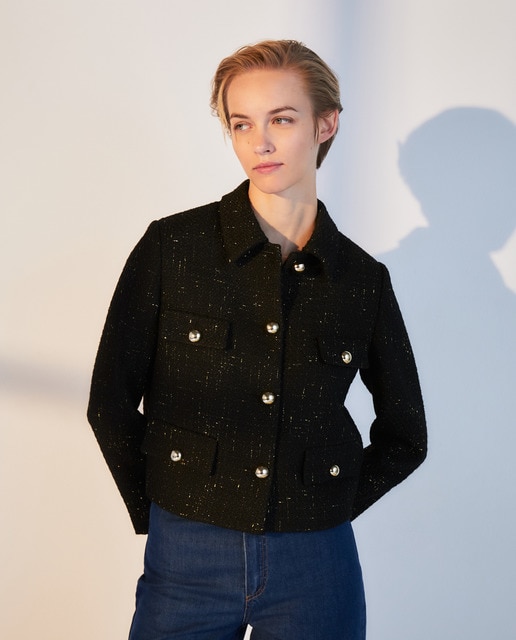 Imagen 0 de Blazer corta  de mujer