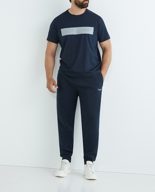 Imagen 0 de Pantalón de hombre de felpa combinado tallas grandes