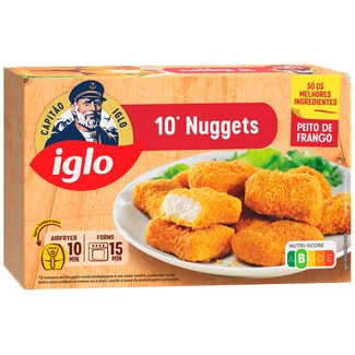 Nuggets de Peito de Frango 10 Unidades embalagem 208 g - Capitão Iglo