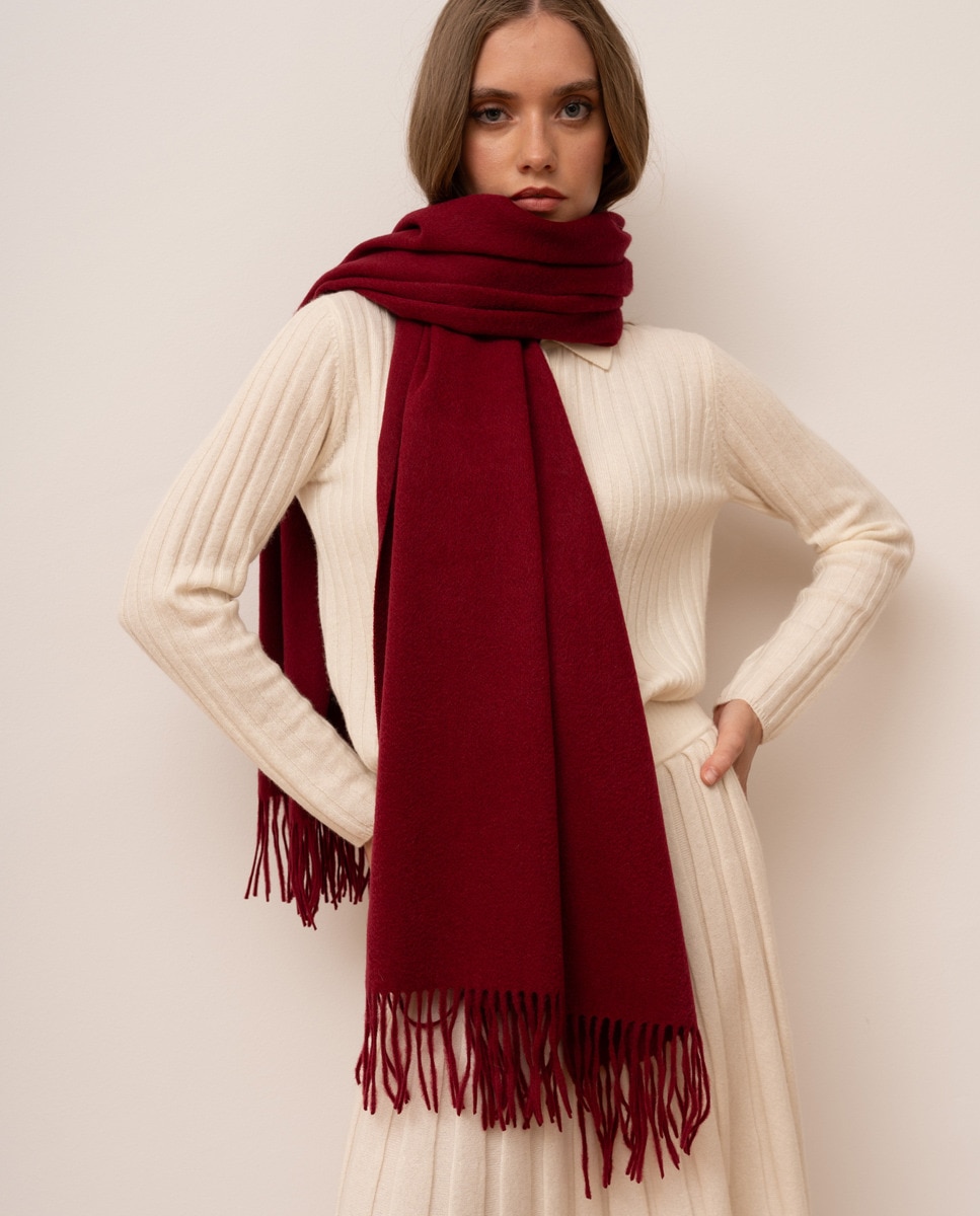 Estola 100% Caxemira - Bordeaux Bordeaux-2