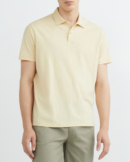 Imagen 0 de Polo de hombre manga corta de algodón