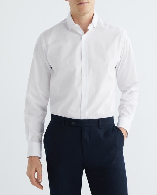 Imagen 0 de Camisa de vestir de hombre lisa classic fit