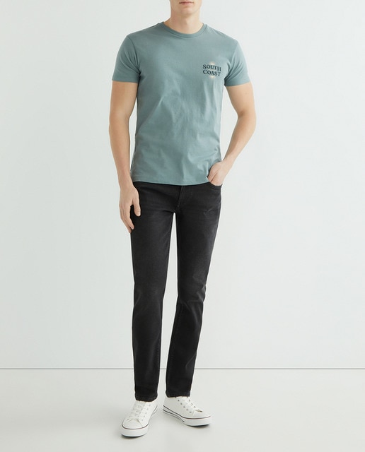 Imagen 0 de Pantalón vaquero básico de hombre slim fit