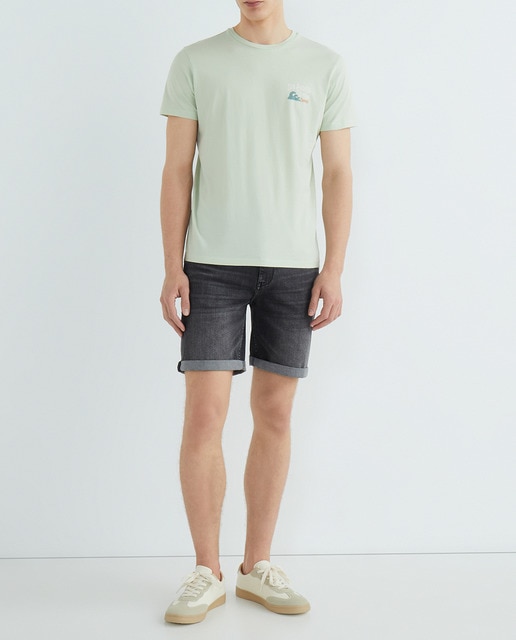 Imagen 0 de Bermuda denim 5 bolsillos de hombre regular fit