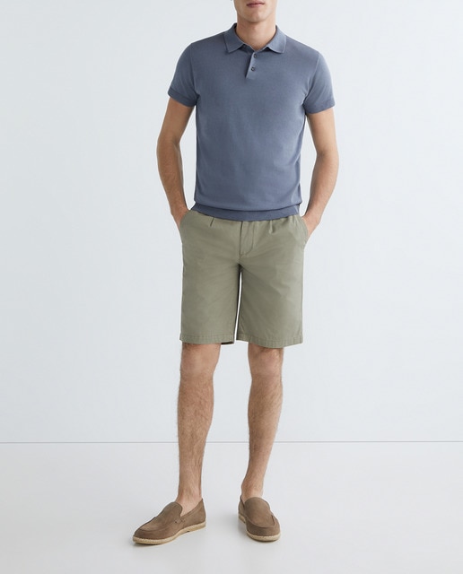 Imagen 0 de Bermuda tipo chino de hombre con pinza