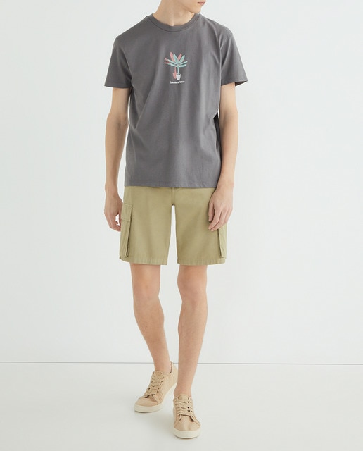 Imagen 0 de Bermuda tipo cargo de hombre regular fit