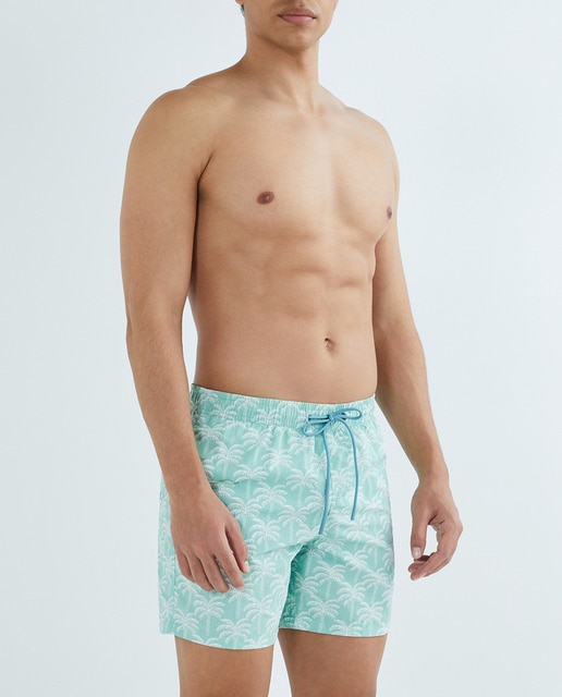 Imagen 0 de Bañadores de hombre estampado palmeras