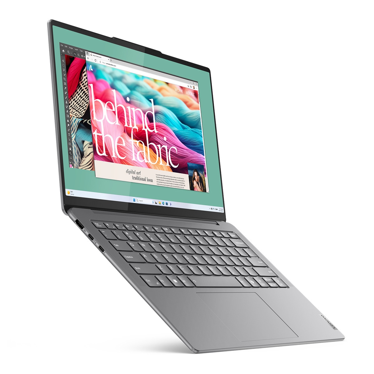 Portátil Lenovo Yoga Slim 7i Aura Edition 15ILL9 Copilot+ PC, Intel Core Ultra 7-258V, 32GB, 1TB SSD, 15,3", W11 Gris Lunar-2
