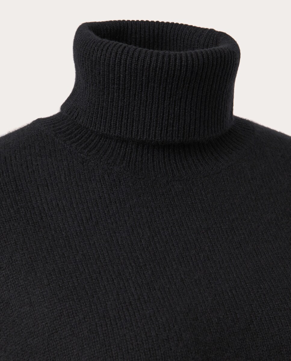 Camisola de Malha Monprince de Caxemira Preto-4