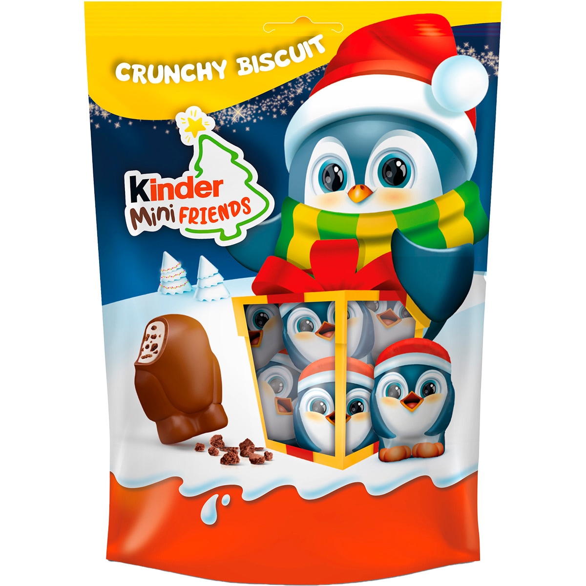 Kinder My Friends chocolatinas con forma de pingüino bolsa 122 g