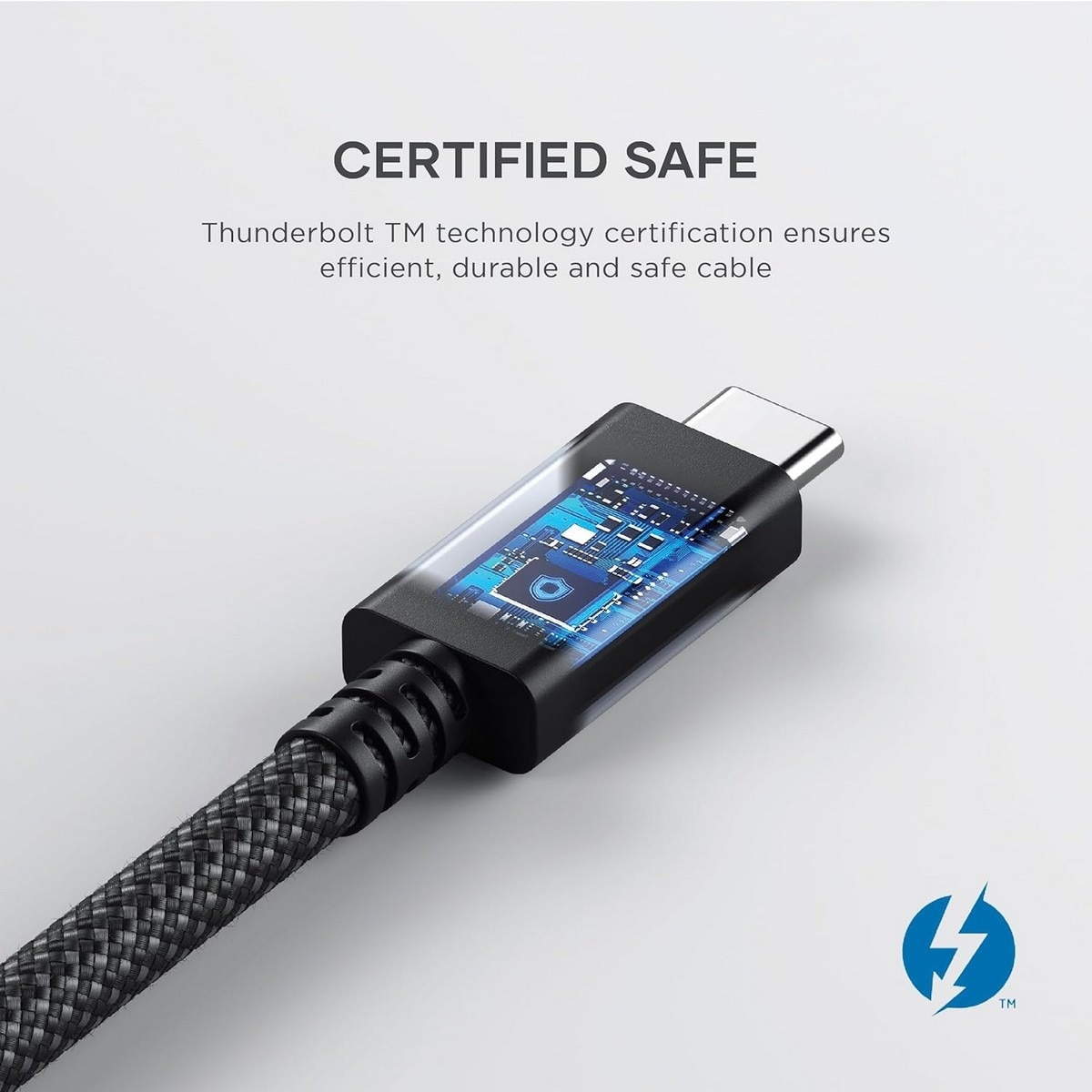 Cabo Thunderbolt Satechi Pro USB-C para USB-C 1m - Preto 2