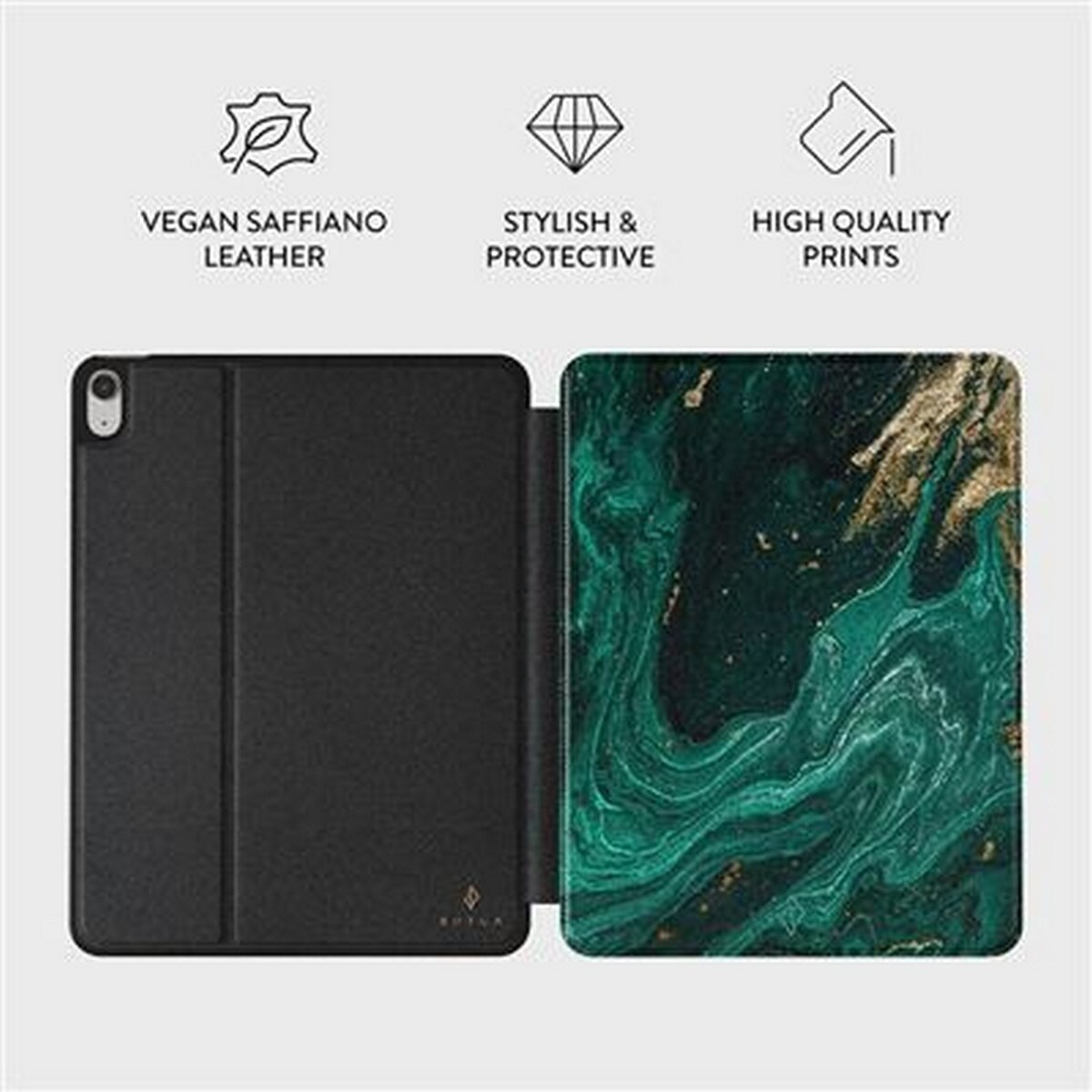 Capa Folio Burga para iPad Air 11 - Emerald 2