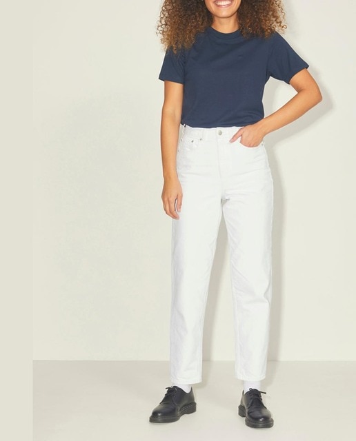 Imagen 0 de Vaquero Lisbon de mujer mom fit y con cintura alta