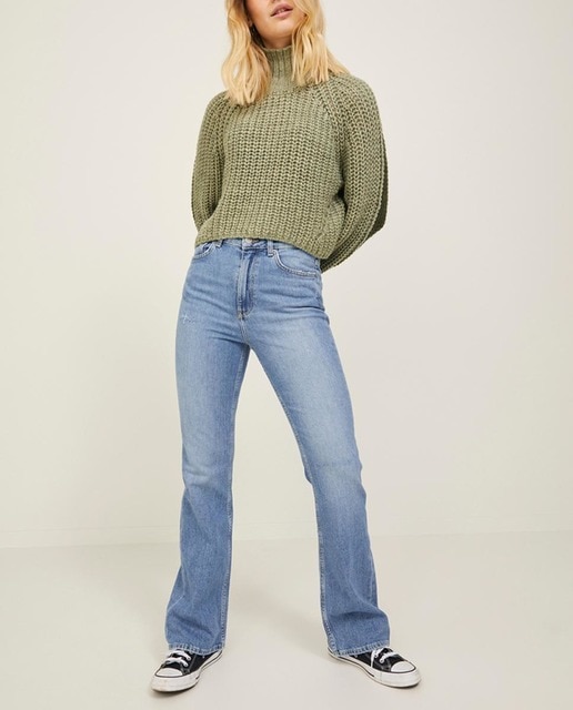 Imagen 0 de Vaquero Turin de mujer bootcut fit campana