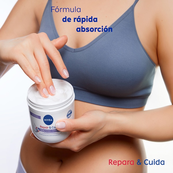 Repara y Cuida crema hidratante con 15% glicerina y urea para piel seca y sensible Schale 400 ml