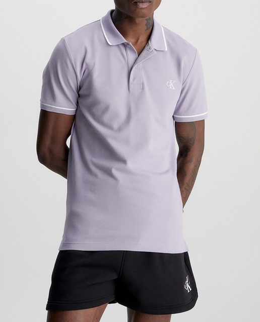 Imagen 0 de Polo de hombre lila micrologo