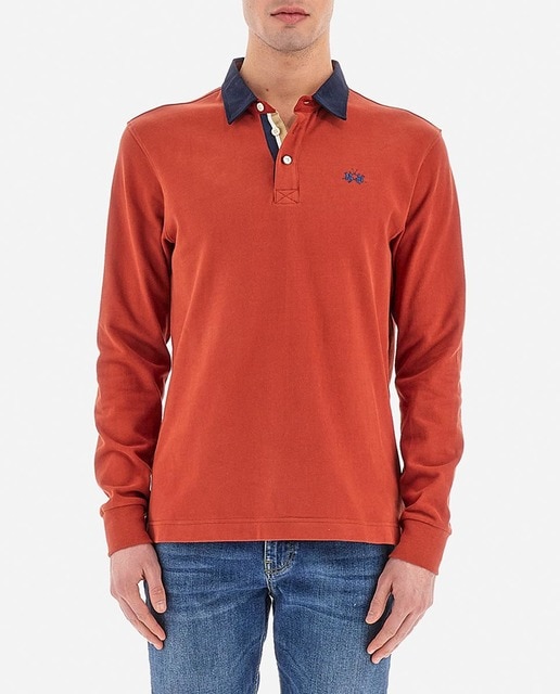 Imagen 0 de Polo de hombre heavy jersey manga larga